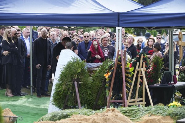 V Petrohrade sa konal pohreb Prigožina