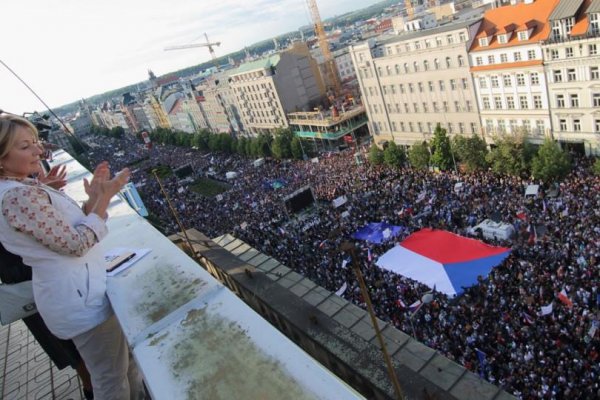 Na Václavském náměstí se očekává největší demonstrace od roku 1989