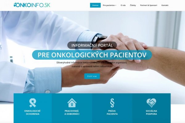 Vznikol nový portál pre onkologických pacientov „Onkoinfo"