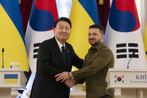 Juhokórejský prezident a Zelenskyj v Kyjeve rokuje o spolupráci i pomoci