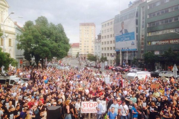 Bonaparte 2: V Bratislave sa uskutočnil ďalší protest proti Kaliňákovi 