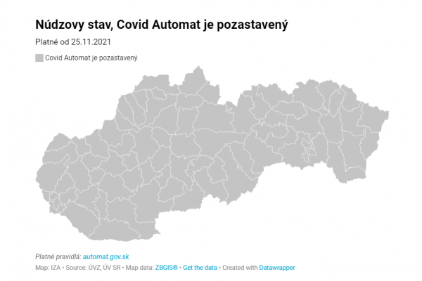 Vláda schválila pozastavenie COVID automatu do 18. januára 