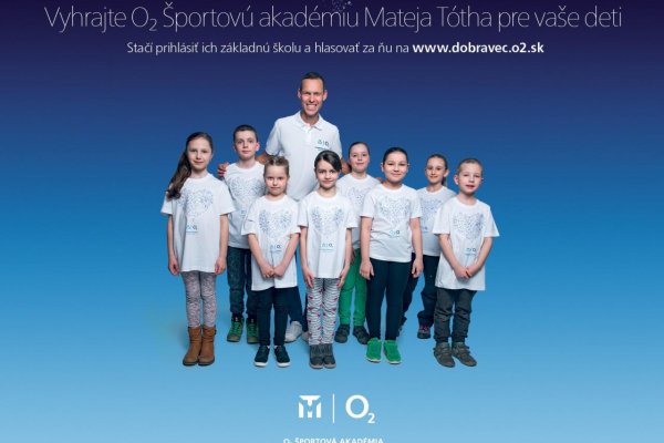 O2 a Matej Tóth otvárajú druhý ročník O2 Športovej akadémie Mateja Tótha
